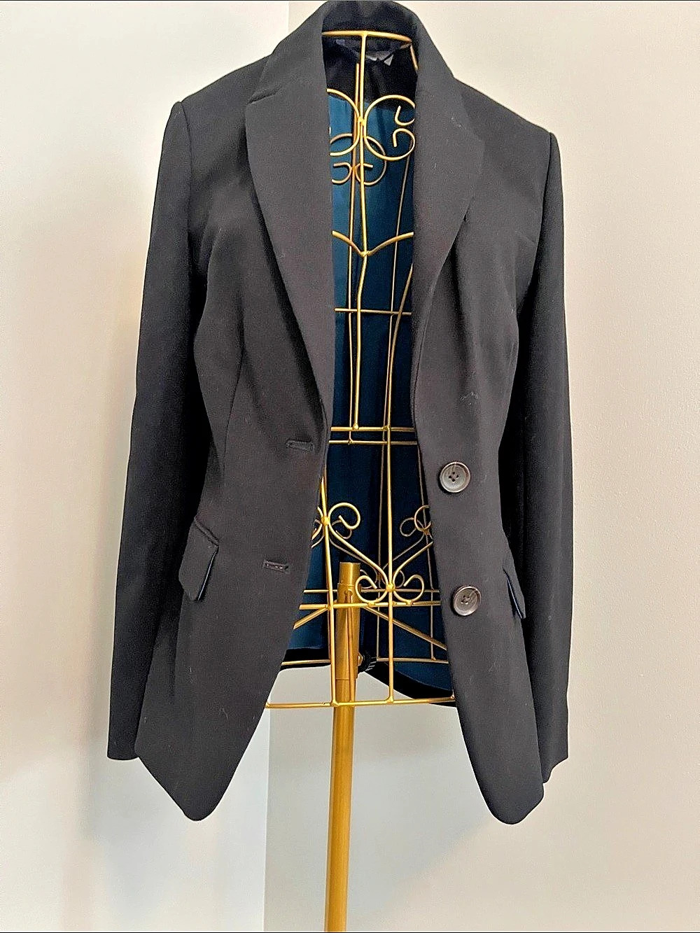 Baleen Black Blazer Size 6 Like New